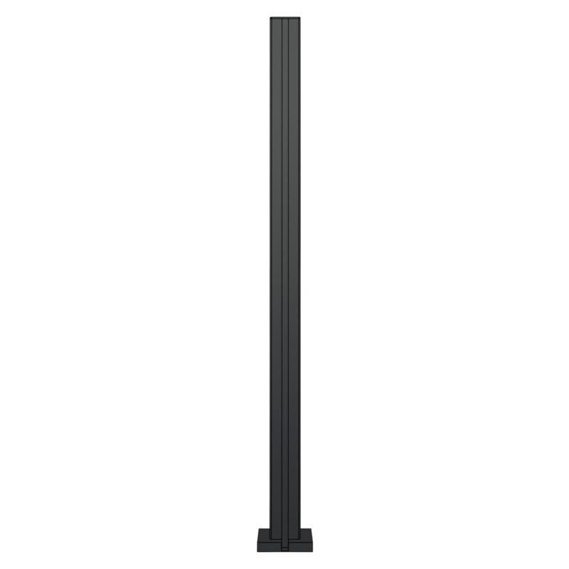 Słupek do bramy GoodHome Neva aluminiowy 15 x 15 x 184 cm