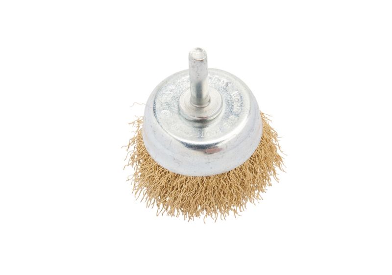 Szczotka doczołowa Universal z trzpieniem 6 mm stal śr. 60 mm
