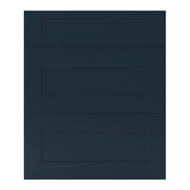 Front kuchenny do szafki z 3 szufladami GoodHome Artemisia 60 cm midnight blue