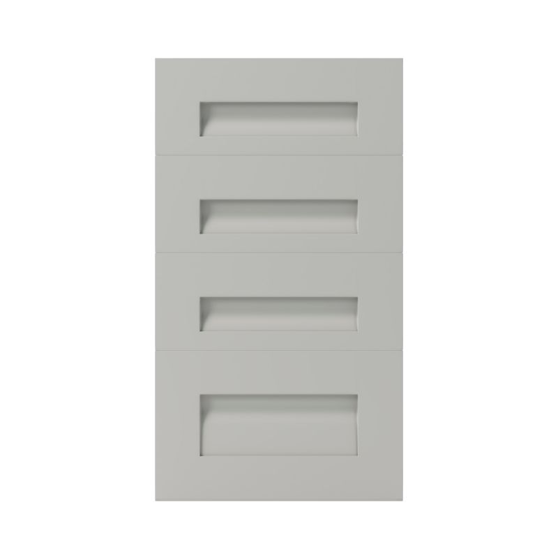 Front kuchenny do szafki z 4 szufladami GoodHome Garcinia 40 cm szary kamienny