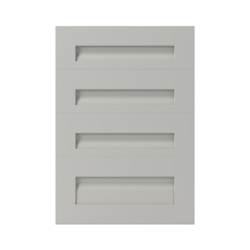 Front kuchenny do szafki z 4 szufladami GoodHome Garcinia 50 cm szary kamienny