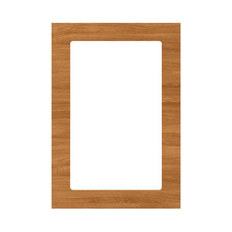 Front kuchenny do szafki z przeszkleniem GoodHome Chia 49,7 x 71,5 cm struktura drewna