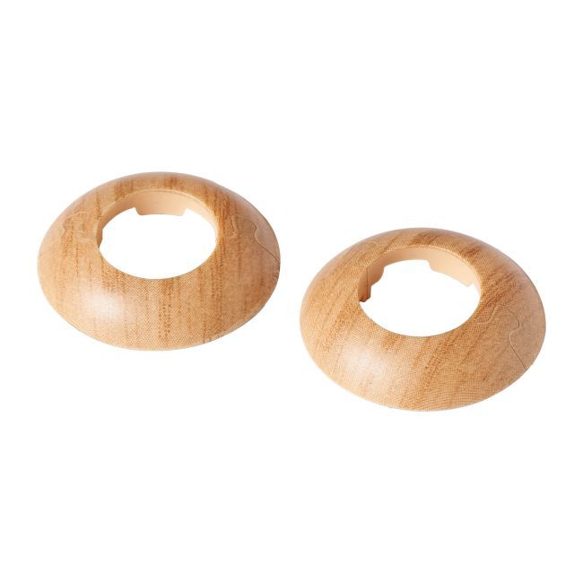 Rozeta maskująca PCV GoodHome śr. 18 mm dąb naturalny 2 szt.