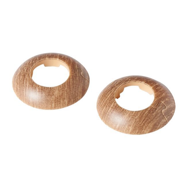 Rozeta maskująca PCV GoodHome śr. 18 mm dąb stary 2 szt.