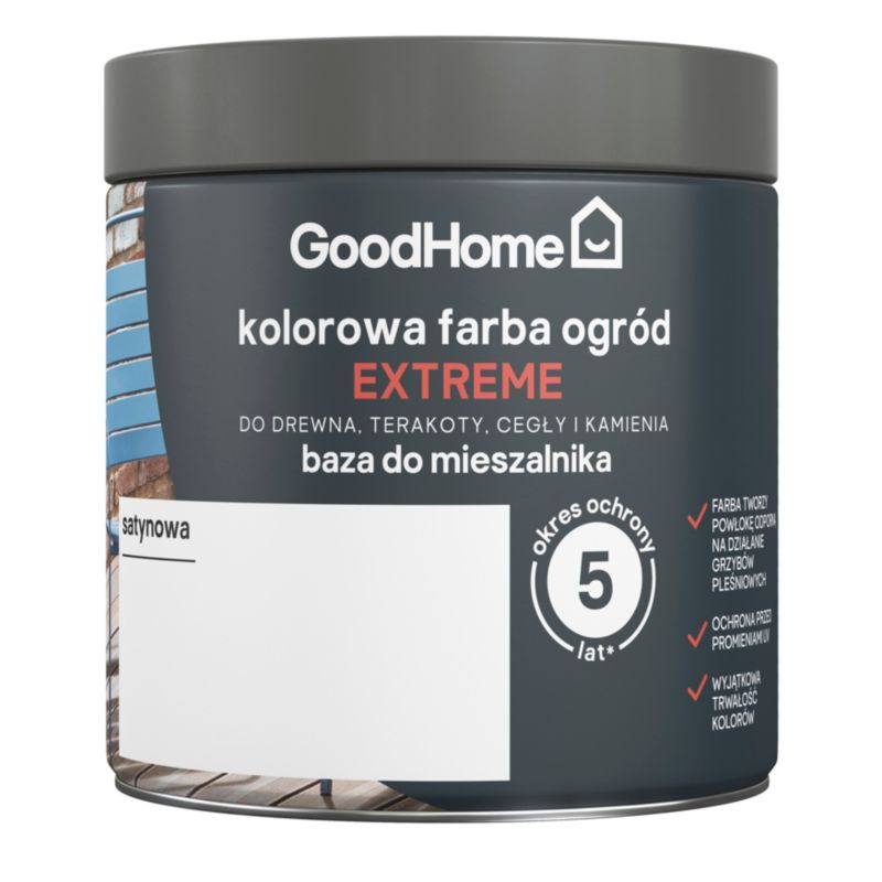 Baza GoodHome Ogród 0,236 l satyna B2
