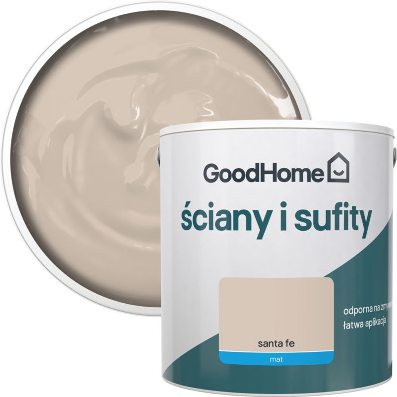 Farba GoodHome Ściany i Sufity santa fe 2,5 l