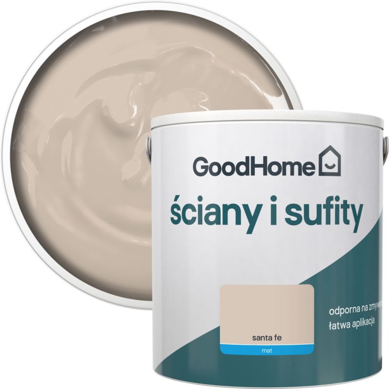 Farba GoodHome Ściany i Sufity santa fe 5 l