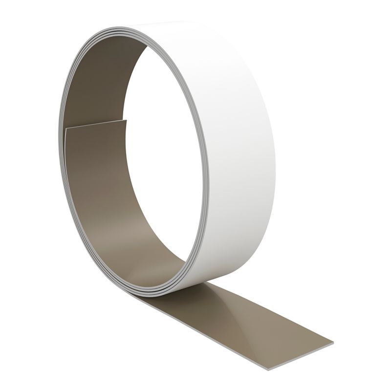 Obrzeże blatowe ABS GoodHome Berberis 42 mm 3 m biały matowy