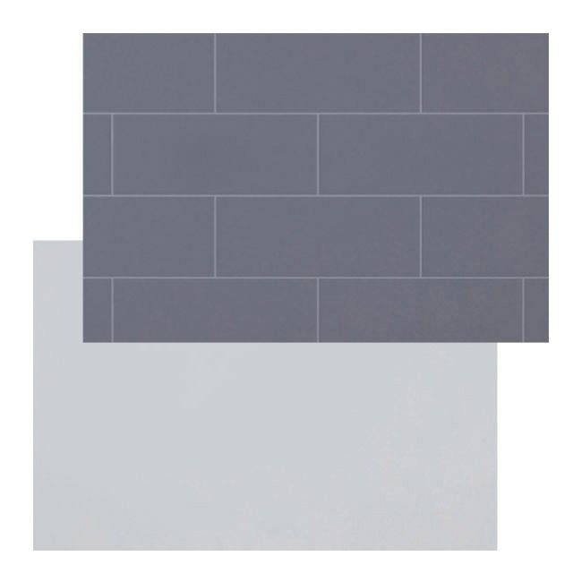 Panel przyblatowy laminowany GoodHome Nepeta 0,3 x 60 x 200 cm szary / antracytowy
