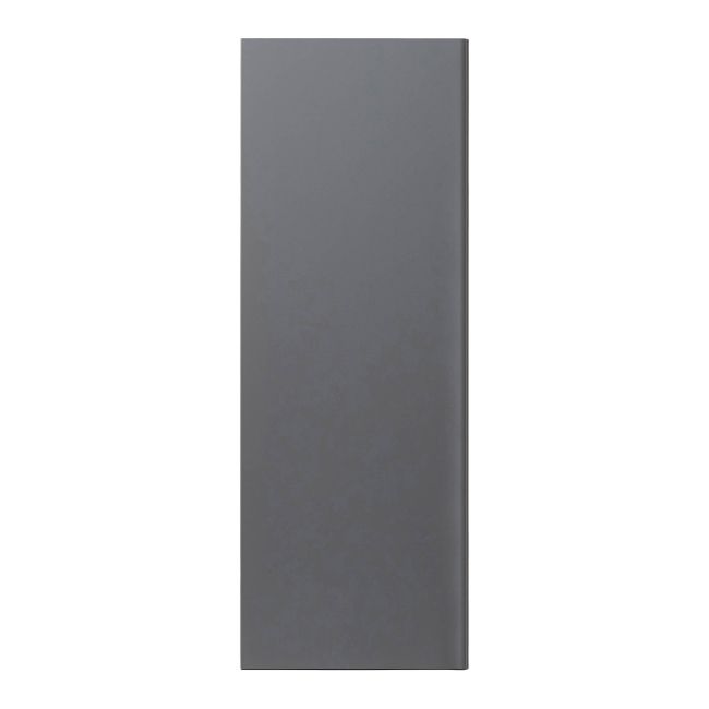 Panel maskujący do szafki wiszącej GoodHome Stevia / Garcinia 36 x 96 cm antracyt połysk