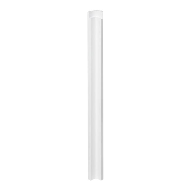 Listwa narożna do szafki wiszącej wysokiej GoodHome Garcinia 89,5 x 5,9 cm biały połysk