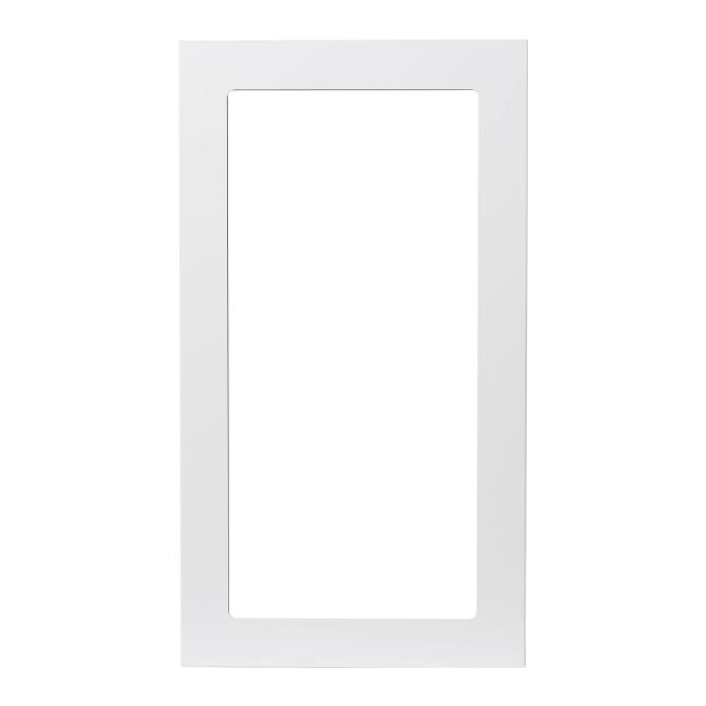 Front kuchenny do szafki wiszącej wysokiej z przeszkleniem GoodHome Stevia 50 cm biały połysk