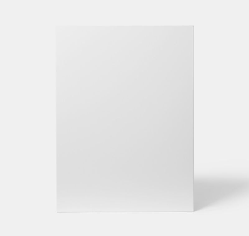 Front kuchenny do szafki wysokiej z AGD GoodHome Stevia 60 x 80,6 cm biały połysk