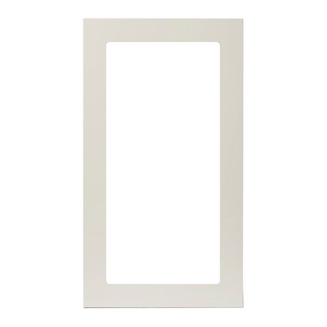 Front kuchenny do szafki wiszącej wysokiej z przeszkleniem GoodHome Stevia 50 cm kremowy połysk