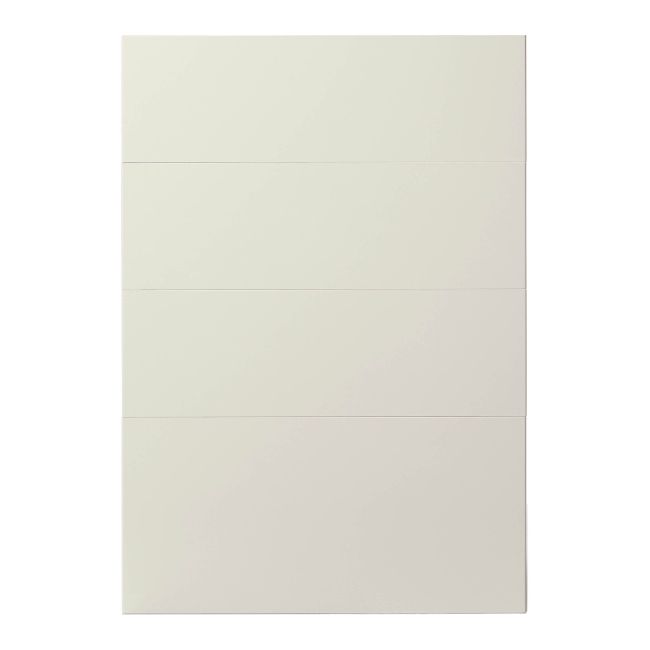 Front kuchenny do szafki z 4 szufladami GoodHome Stevia 50 cm kremowy połysk