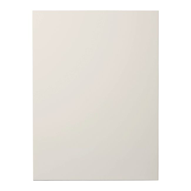 Front kuchenny do szafki wysokiej z AGD GoodHome Stevia 60 x 80,6 cm kremowy połysk