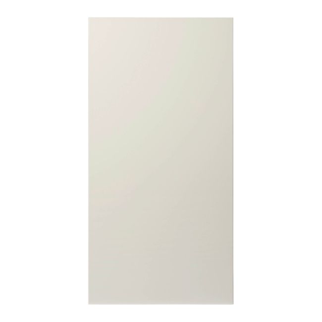 Front kuchenny do słupka wysoki GoodHome Stevia 60 cm 50/50 kremowy połysk