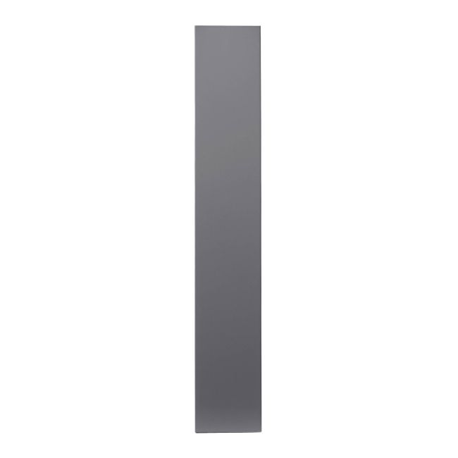 Front kuchenny do szafki wiszącej wysokiej GoodHome Stevia 15 cm antracyt połysk