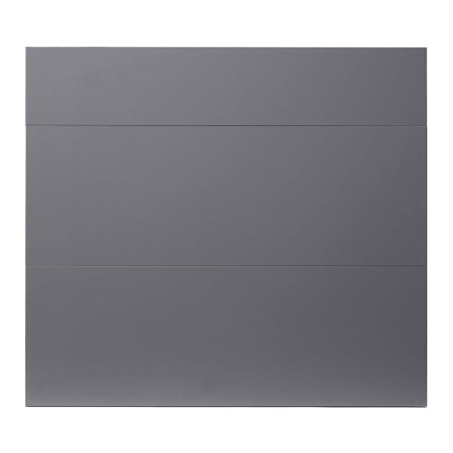 Front kuchenny do szafki z 3 szufladami GoodHome Stevia 80 cm antracyt połysk