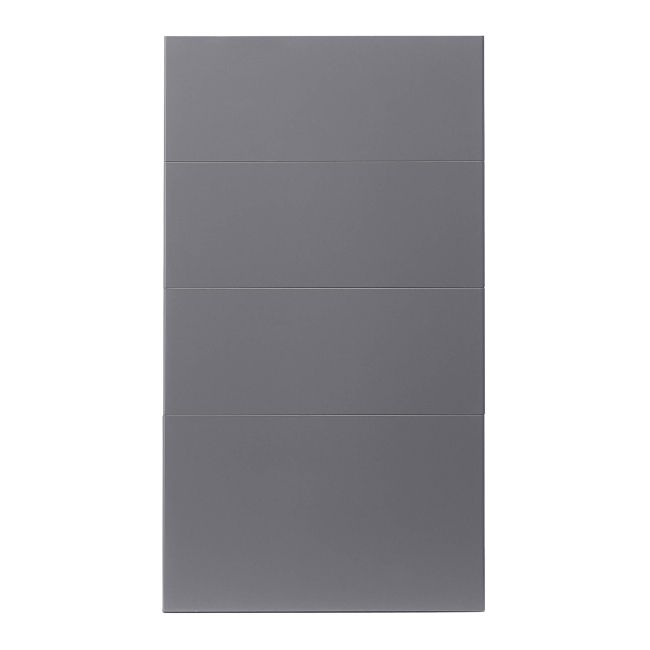 Front kuchenny do szafki z 4 szufladami GoodHome Stevia 40 cm antracyt połysk