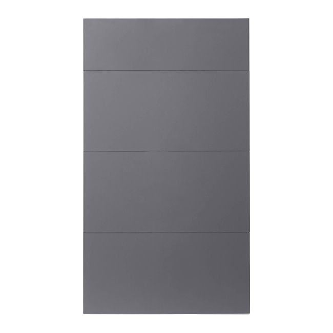 Front kuchenny do szafki z 4 szufladami GoodHome Stevia 50 cm antracyt połysk