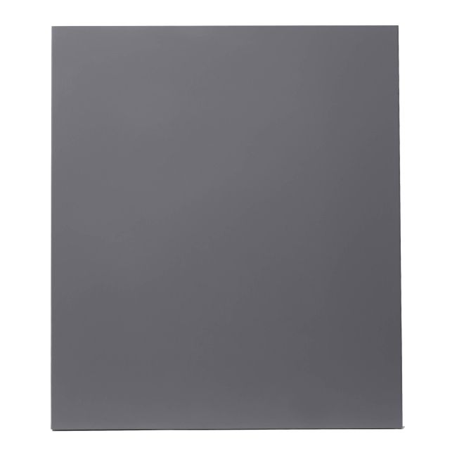 Front kuchenny do szafki z AGD GoodHome Stevia 60 x 68,7 cm antracyt połysk