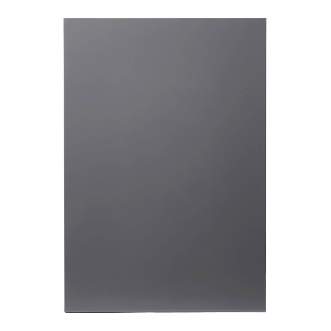 Front kuchenny do szafki wysokiej z AGD GoodHome Stevia 60 x 86,7 cm antracyt połysk