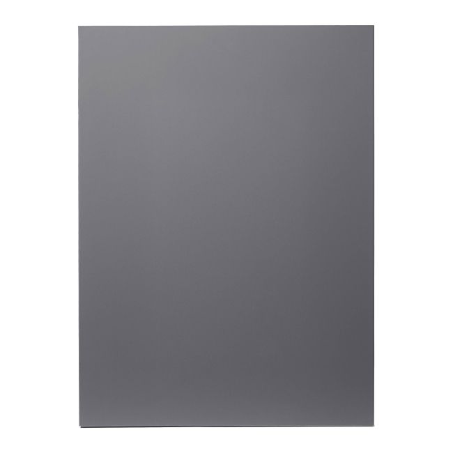Front kuchenny do szafki wysokiej z AGD GoodHome Stevia 60 x 80,6 cm antracyt połysk