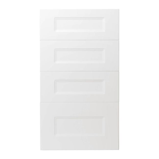 Front kuchenny do szafki z 4 szufladami GoodHome Artemisia 40 cm classic biały