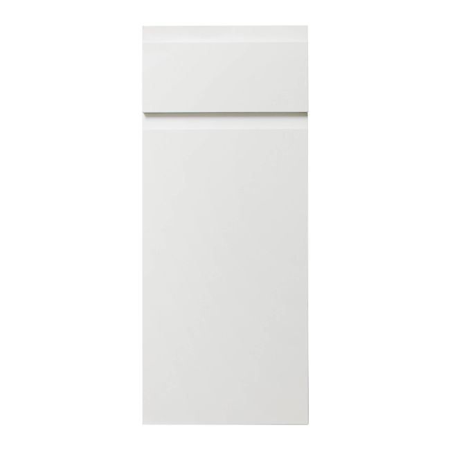Front kuchenny do szafki z szufladą GoodHome Garcinia 30 cm biały połysk