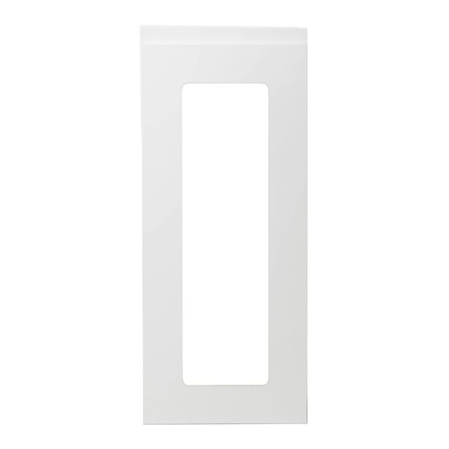 Front kuchenny do szafki z przeszkleniem GoodHome Garcinia 29,7 x 71,5 cm biały połysk