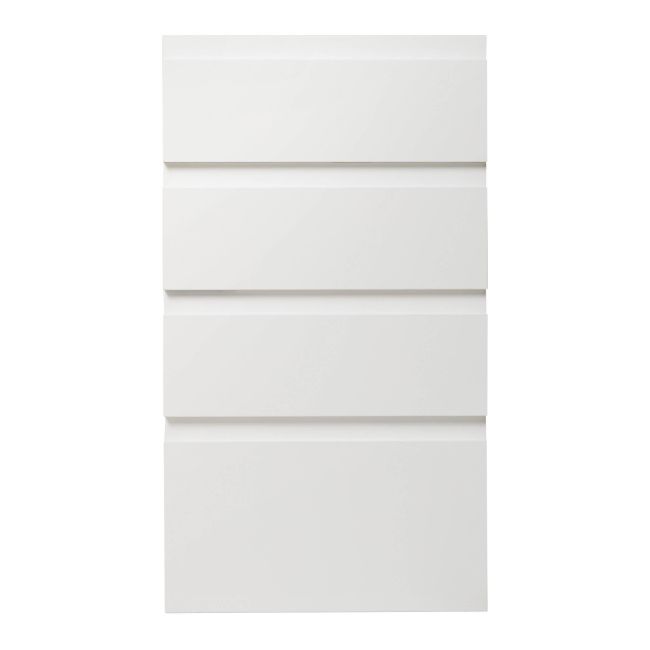 Front kuchenny do szafki z 4 szufladami GoodHome Garcinia 40 cm biały połysk