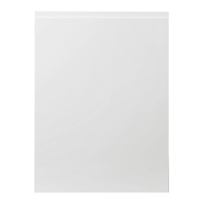 Front kuchenny do szafki wysokiej z AGD GoodHome Garcinia 60 x 80,6 cm biały połysk