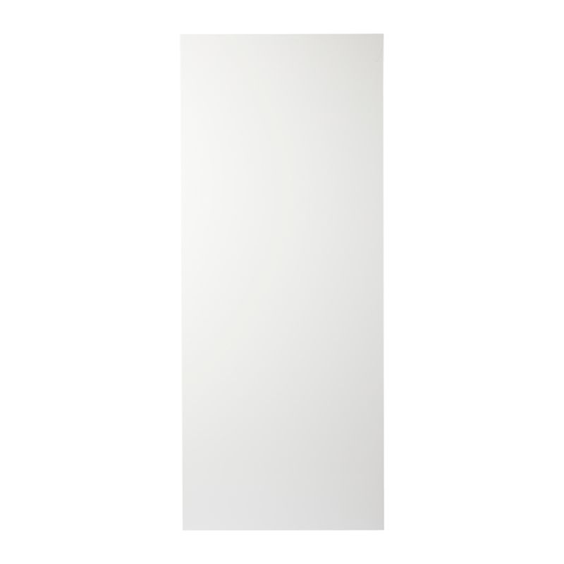 Front kuchenny do słupka wysoki GoodHome Garcinia 60 cm 50/50 biały połysk