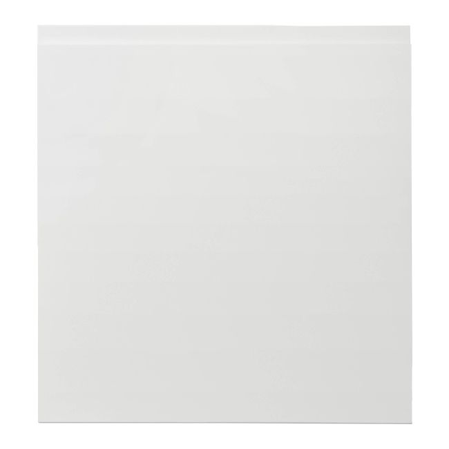 Front kuchenny do szafki wysokiej z AGD GoodHome Garcinia 60 x 63,3 cm biały połysk