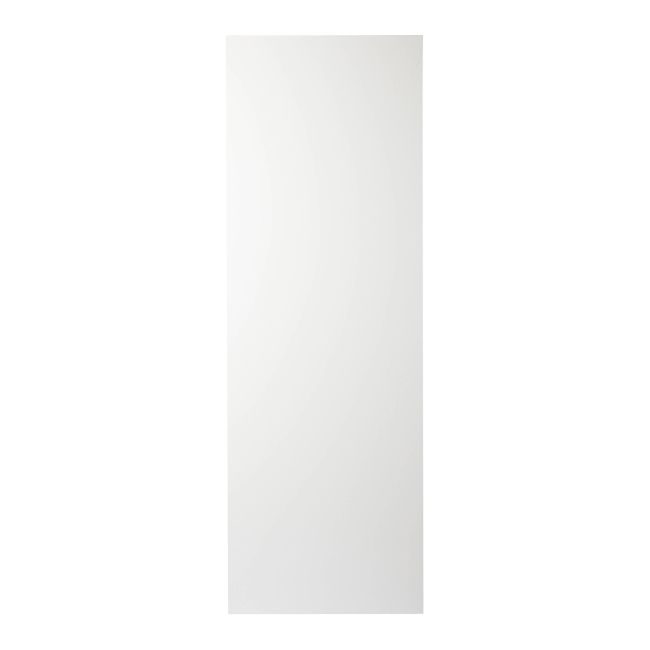 Front kuchenny do słupka wysokiego GoodHome Garcinia 50 cm 70/30 biały połysk