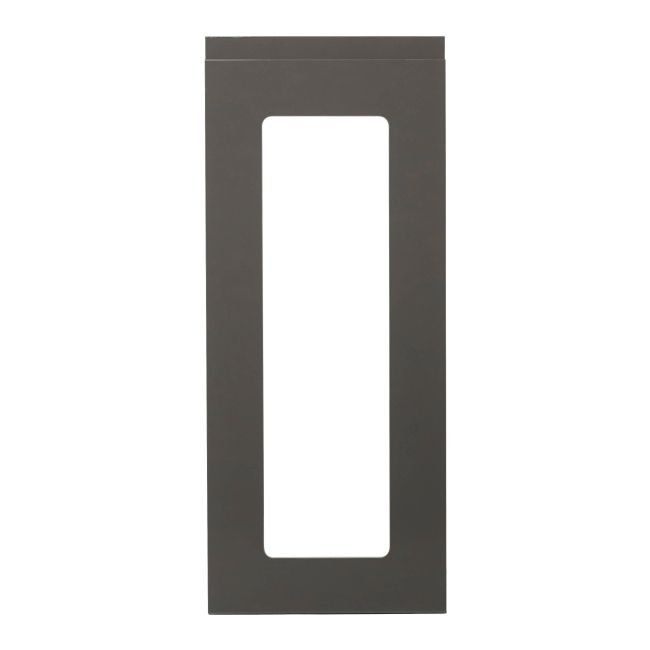 Front kuchenny do szafki z przeszkleniem GoodHome Garcinia 29,7 x 71,5 cm antracyt