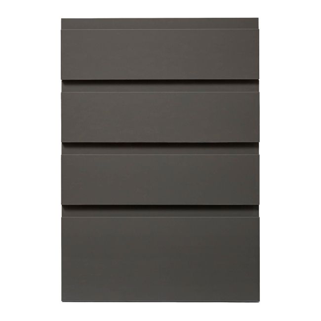 Front kuchenny do szafki z 4 szufladami GoodHome Garcinia 50 cm antracyt