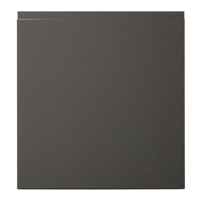 Front kuchenny do szafki wysokiej z AGD GoodHome Garcinia 60 x 63,3 cm antracyt