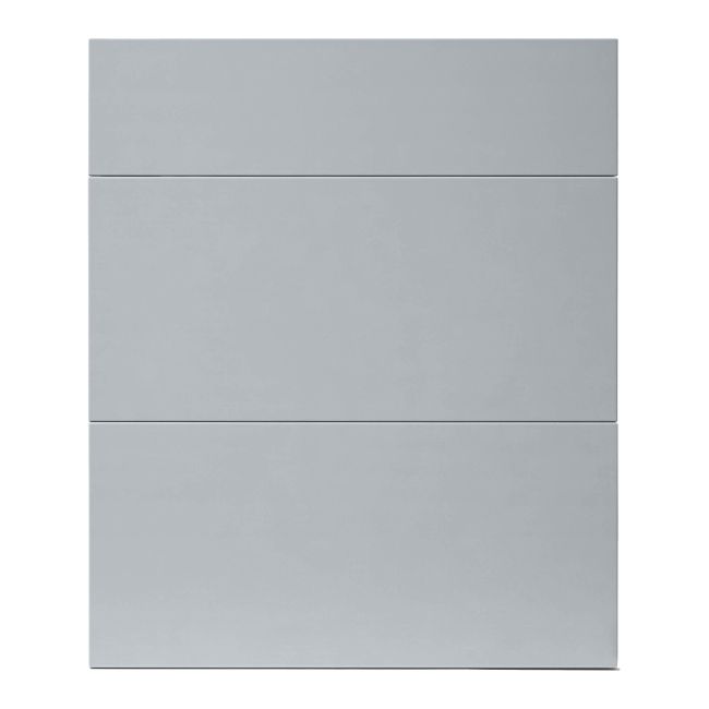 Front kuchenny do szafki z 3 szufladami GoodHome Alisma 60 cm szary połysk