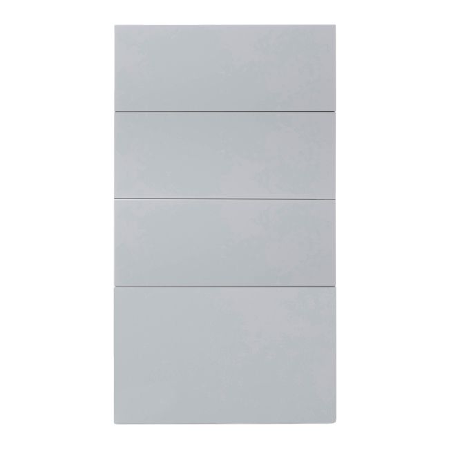 Front kuchenny do szafki z 4 szufladami GoodHome Alisma 40 cm szary połysk