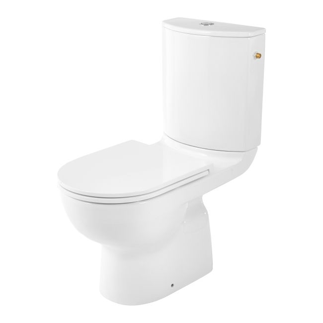 Kompakt WC GoodHome Cavally bezkołnierzowy pionowy 3/6 l z deską wolnoopadającą