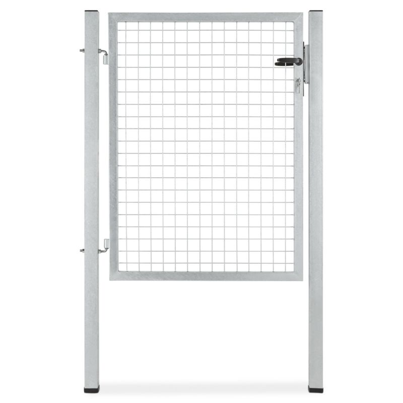 Furtka panelowa uniwersalna ze słupkami Klikstrom 100 x 120 cm ocynk