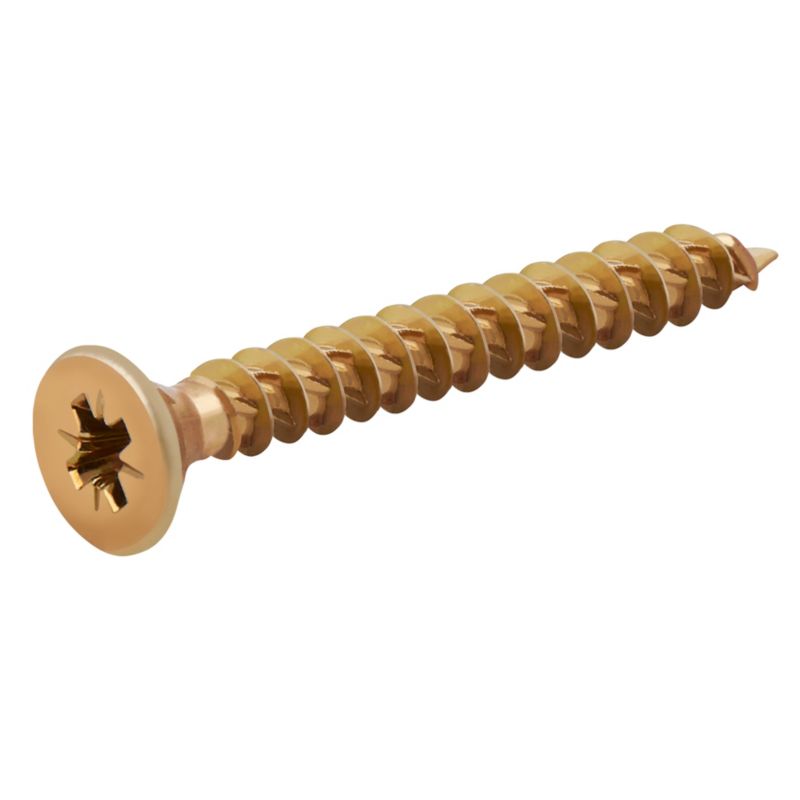 Wkręty do drewna TurboDrive PZ2 5 x 40 mm ocynk żółty 100 szt.