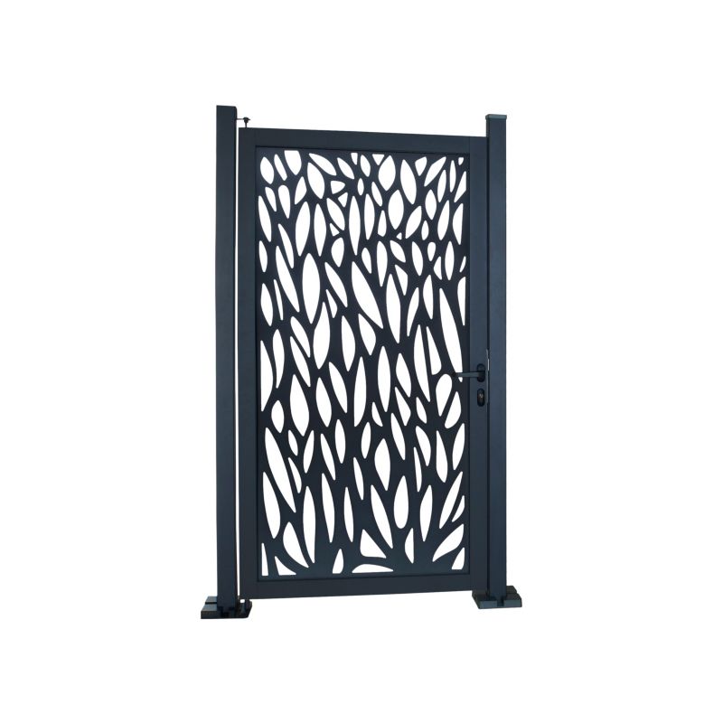 Furtka Klikstrom Neva grafit 171,5 x 93 cm