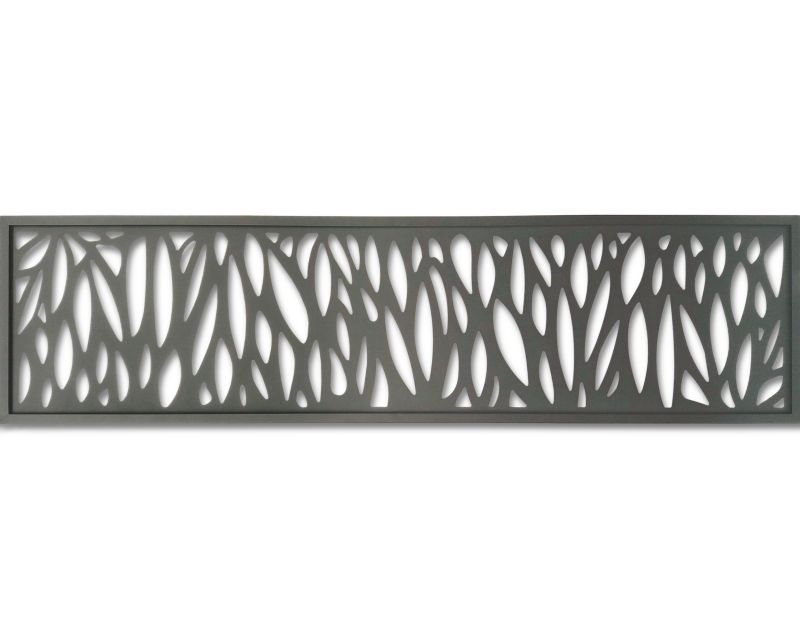 Moduł dekoracyjny Klikstrom Neva aluminiowy 44 x 179 cm taupe