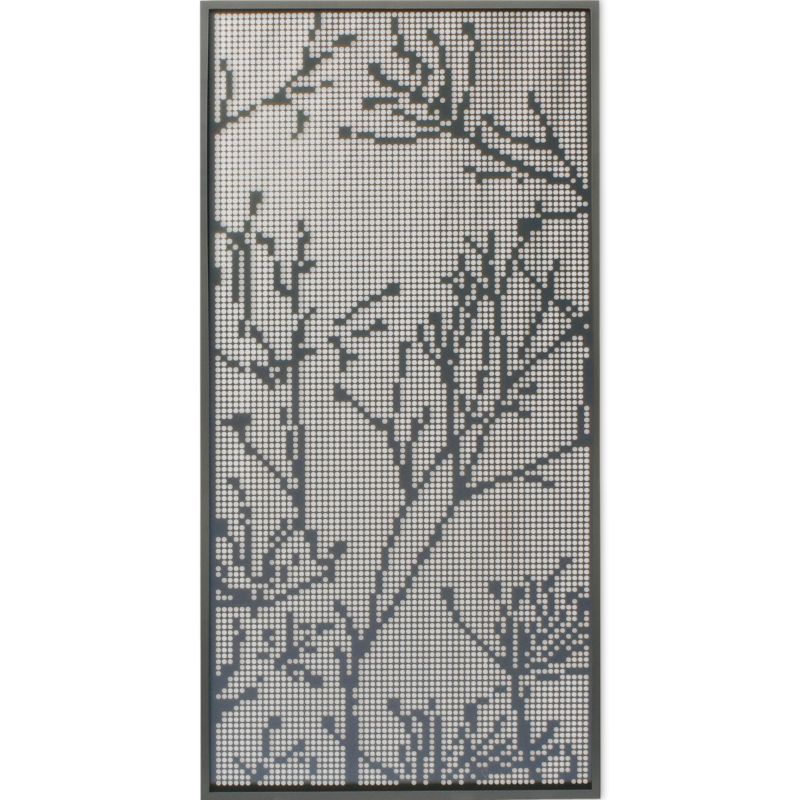 Moduł dekoracyjny Klikstrom Neva 88 x 179 cm aluminiowy szary