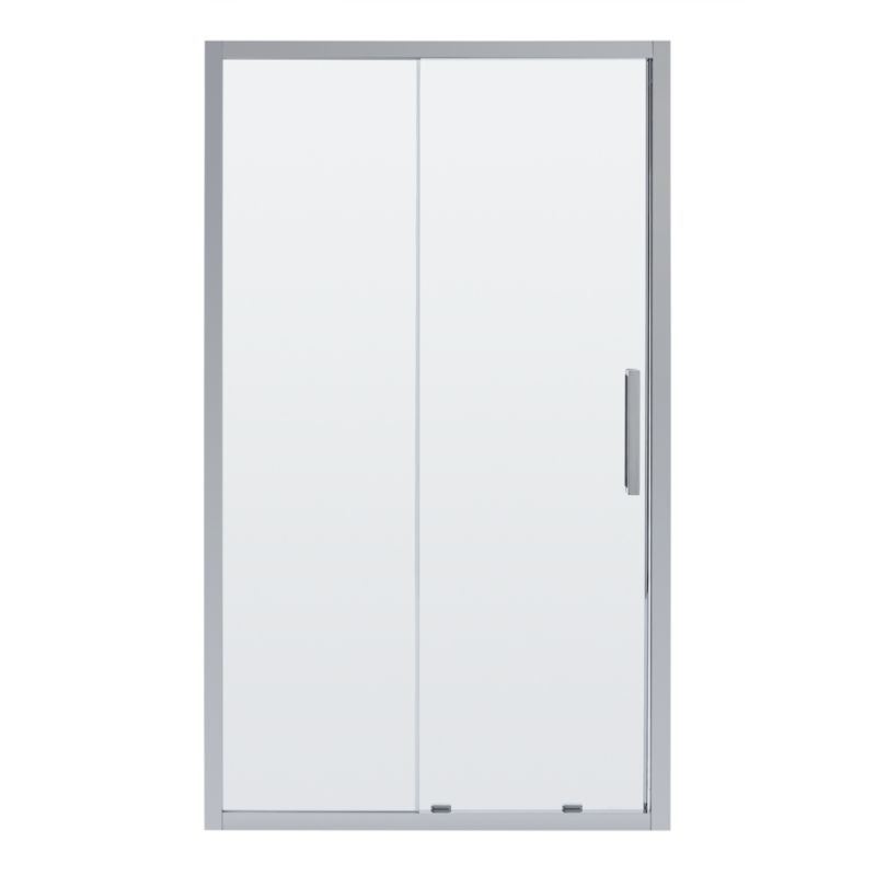 Drzwi prysznicowe przesuwne Zilia 120 x 200 cm inox/szkło transparentne