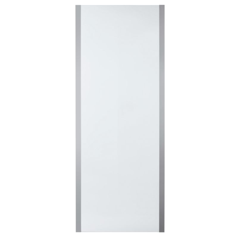 Ścianka prysznicowa Zilia 80 x 200 cm inox/szkło transparentne