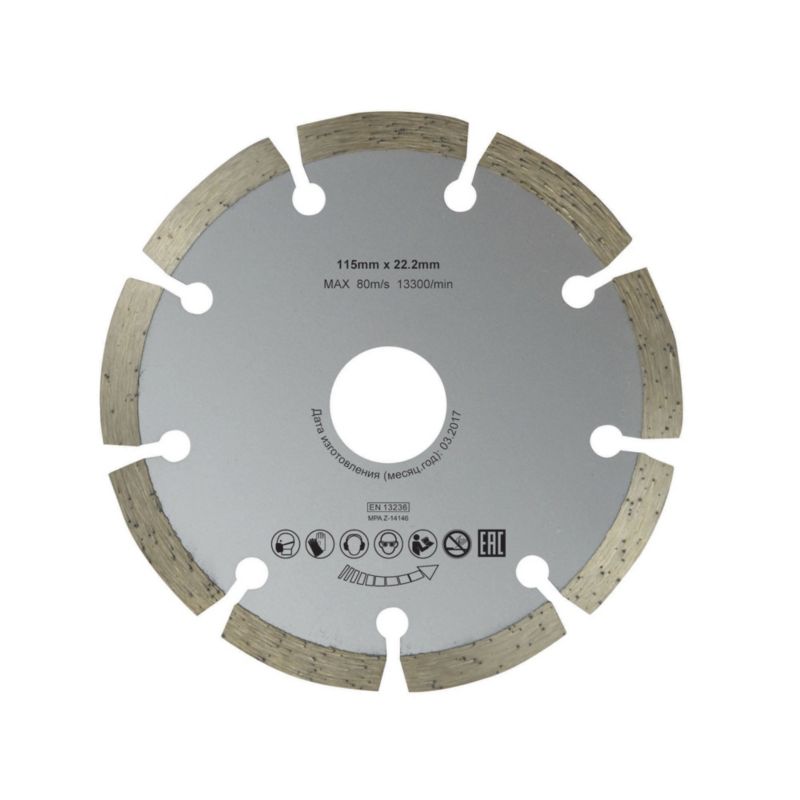 Tarcza diamentowa segmentowa 115 mm